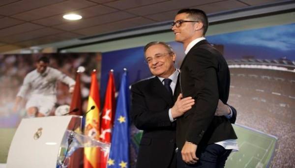 رئيس ريال مدريد يطمئن الجماهير بشأن مصير رونالدو