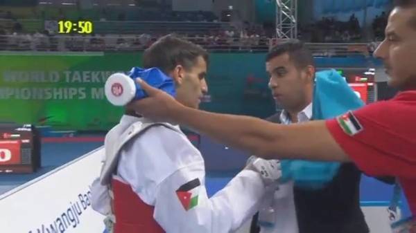 ابو غوش يحرز الميدالية العربية الوحيدة في بطولة العالم للتايكواندو