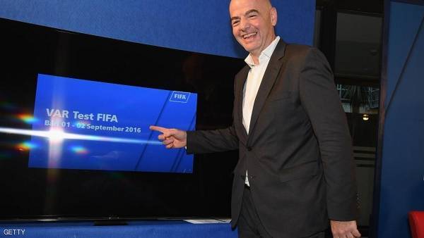 رئيس الفيفا راض تماما عن تقنية الفيديو