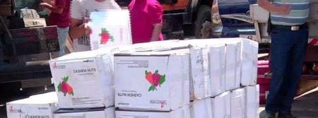 إحباط تهريب ٤ أطنان مكسرات بصهريج إسفلت في طريقها للعاصمة