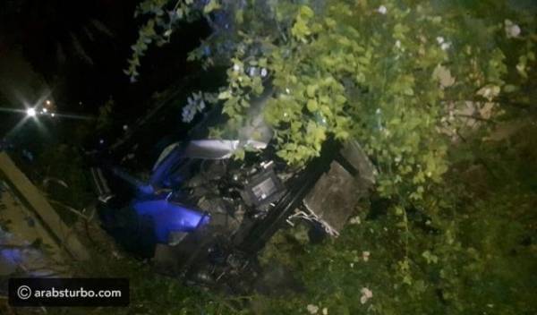 سقوط سيارة داخل مستشفى الأمراض العقلية!