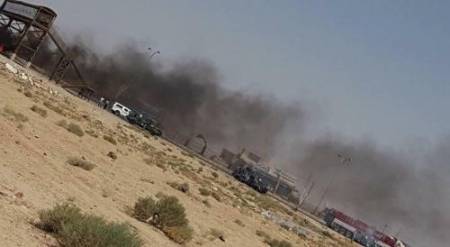 تجدد الاحتجاجات واغلاق للطرق واشعال الاطارات في معان