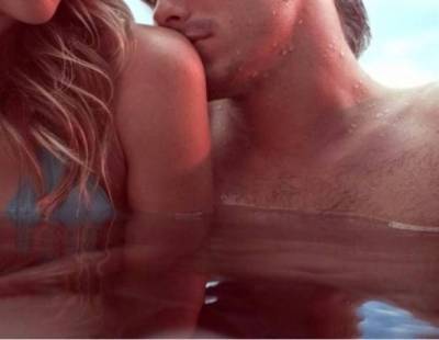 النجمة بين أحضان المخرج وصورتهما تثير البلبلة