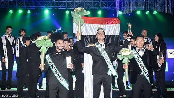 بالصور: عربي يحصد لقب ملك جمال العالم 2017