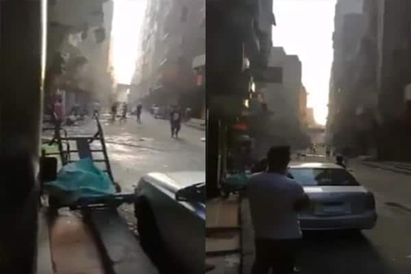 بالفيديو ..مشاجرة استخدمت فيها الأسلحة الآلية والبيضاء و المولوتوف والسبب كلب