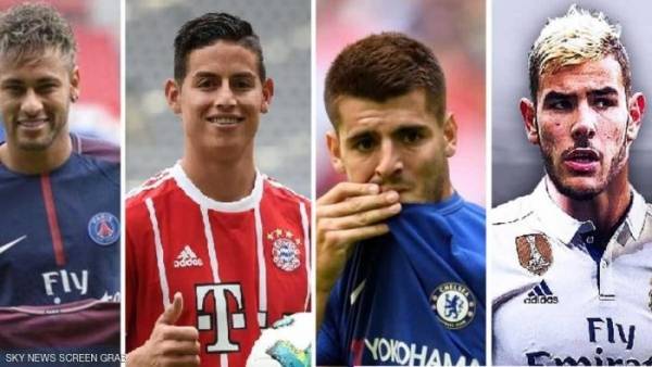 بالأسعار.. أبرز 25 صفقة انتقال بين الأندية الكبرى