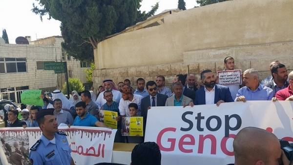 وقفة تضامنية مع مسلمي الروهينغا بعمان.. صور