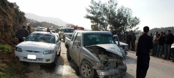 إصابة ستة أشخاص بحادث تصادم في عجلون