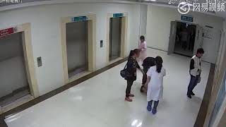 بالفيديو..سيدة حامل تنتحر داخل احد المستشفيات ..