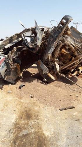 اصابات في حادث سير مروع على طريق الازرق