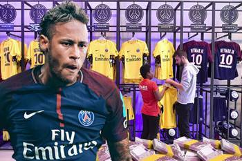 باريس سان جيرمان باع 120 ألف قميص لنيمار في شهر واحد فقط