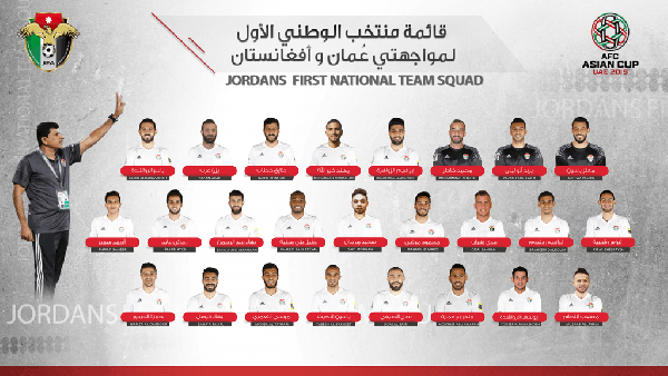 الجهاز الفني للنشامى يعلن قائمة اللاعبين لمواجهتي عُمان وافغانستان