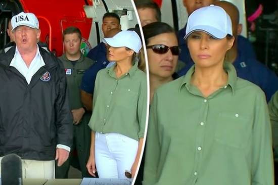 “ترامب” يضع “ميلانيا” في موقفٍ محرج من جديد .. هكذا كانت ردّة فعلها أمام الحضور!