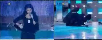 هيفاء وهبي ، اليسا ، شرين واخرون سقطو على المسرح ...فيديو