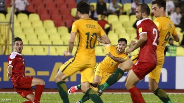 سوريا تتعادل مع أستراليا وتحافظ على حلم المونديال