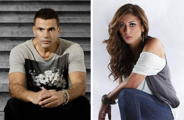 عمرو دياب ودينا الشربيني في فندق واحد.. وفنانة تؤكد علاقتهما السرية.. صور