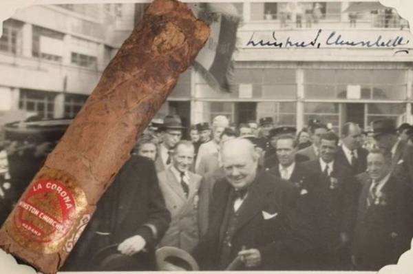بيع سيجار تشرشل مقابل 12 ألف دولار