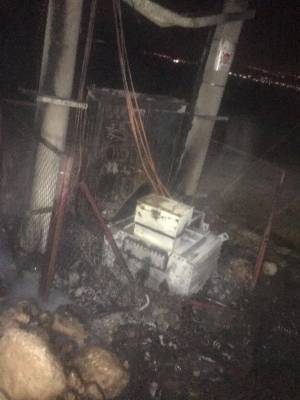 إطلاق نار على محولات كهربائية من قبل مجهولين