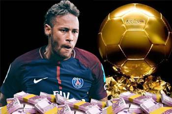 ثلاثة ملايين يورو لنيمار في حال توج بجائزة الكرة الذهبية