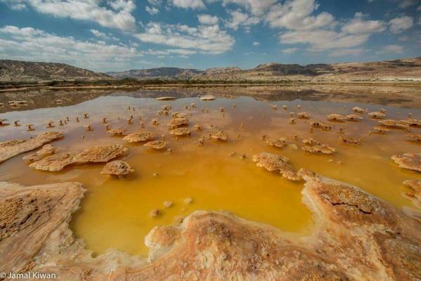 البحر الميت .. يتلاشى ببطء (صورة)