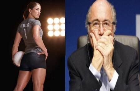 بالصور...الفضائح الجنسية تطال رئيس الفيفا السابق بلاتر ...لاعبة شهيرة تكشف قصة تحرش