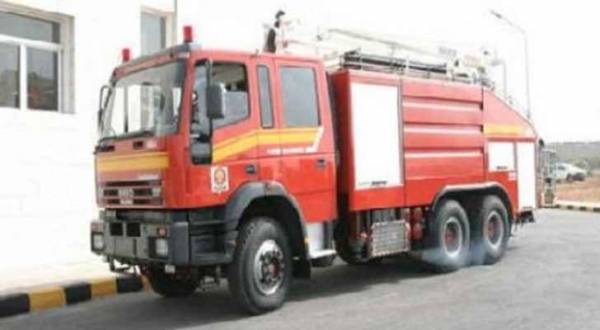 حريق باحدى محلات الالبسة بمنطقة الصويفية  ..صور