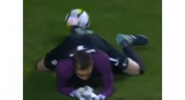 بالفيديو...هدف لا تشهده ملاعب كرة القدم كل يوم