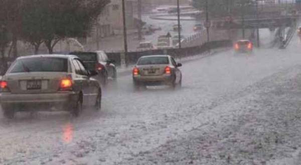 امطار غزيرة في شمال ووسط المملكة