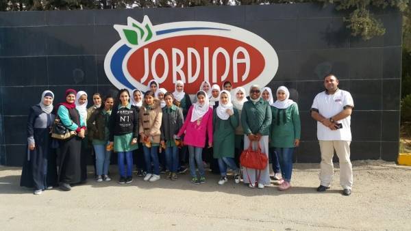 جوردينيا الوجهة الأولى للمدارس الأردنية ..من جديد مدرسة الجويدة في جولة داخل مصانعها