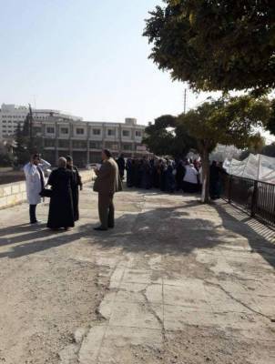 اعتصام أطباء أمام مجلس النواب