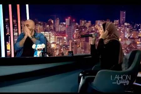 فيديو صادم لـنداء شرارة والمذيع مصدوم  شاهد