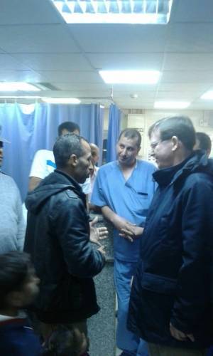 بالصور...الشياب يتخلى عن عطلته الأسبوعية بزيارات مفاجئة لمستشفيات حكومية !!