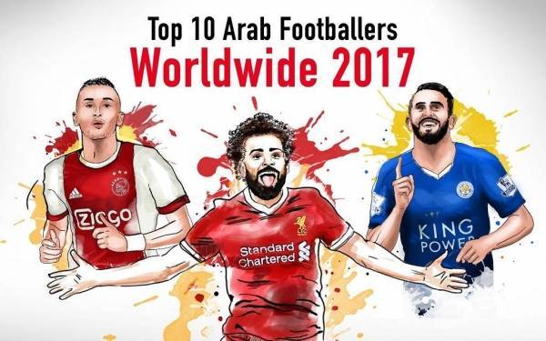 بالصورفوربس تعلن قائمة أفضل 10 لاعبين عرب في العالم 2017