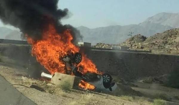 وفاة شخص حرقا بعد اشتعال مركبته في العقبة