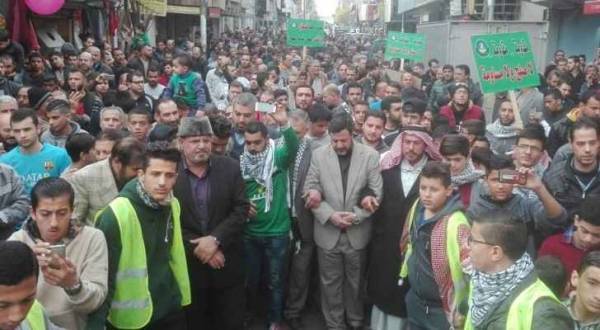 الاردنيون يواصلون احتجاجاتهم على قرار ترامب للاسبوع الثالث