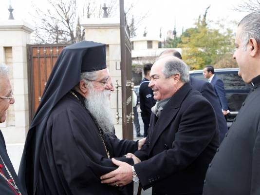 الملقي مهنئاً بعيد الميلاد المجيد: هذا العيد هو عيد لكل الاردنيين الملتفين حول قيادتهم الهاشمية