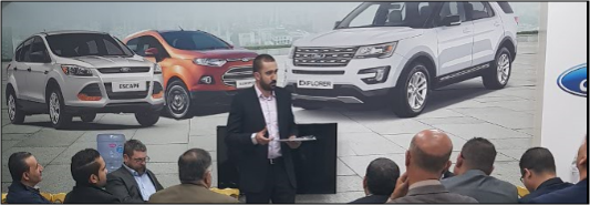 الشركة التجارية الصناعية تستضيف عملائها في اجتماع فورد