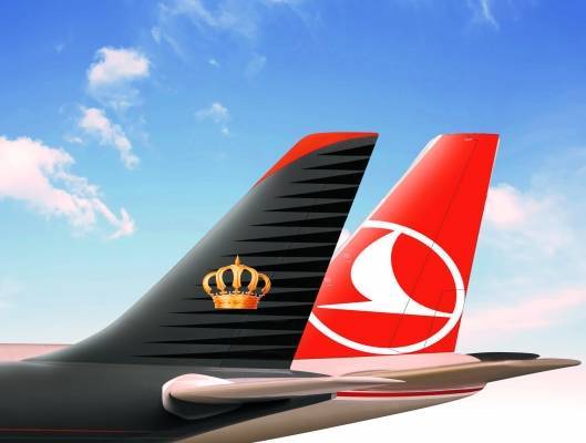 الملكية الأردنية تضيف 7 مدن عالمية الى شبكتها بالتعاون مع الخطوط  التركية و الماليزية