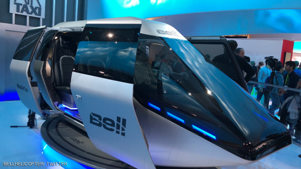 أوبر وهيلكوبتر بيل تعرضان التاكسي الطائر