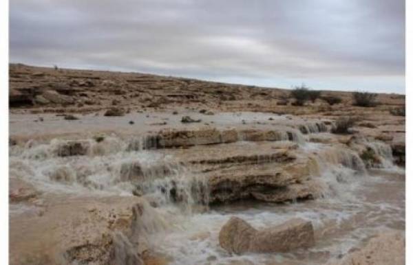 إخلاء 20 أسرة من سيل الحسا بعد تطاير خيمها بفعل الرياح الشديدة