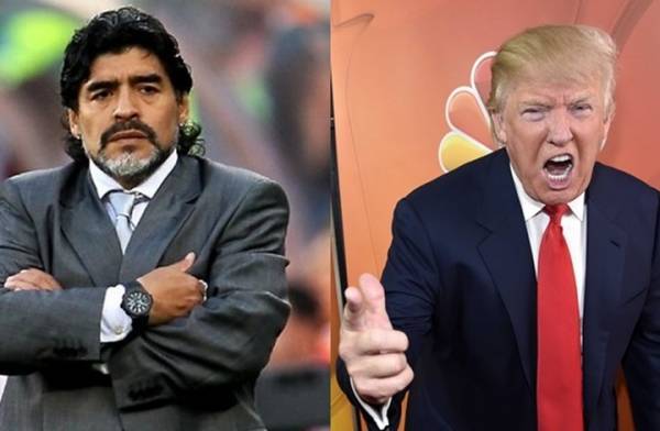 هكذا انتقم ترامب من مارادونا بعد أن وصفه بـالدمية