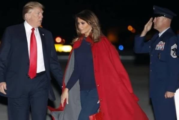 ميلانيا تحرج ترامب مجدداً أمام وسائل الإعلام .. فيديو