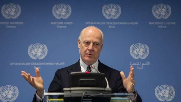 دي ميستورا يتوقع محادثات صعبة بشأن وقف إطلاق النار في سوريا