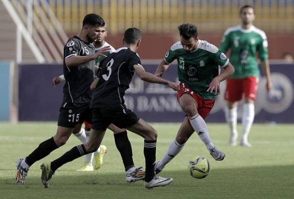 مباراة الوحدات والبقعة على ستاد الامير محمد بالرزقاء