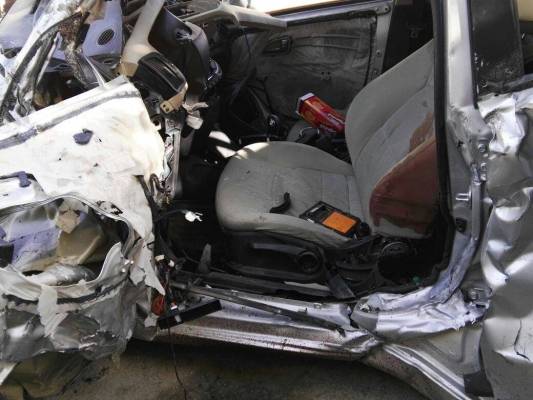 وفاة واصابتين نتيجة حادث تصادم مروع قرب دوار المدينة