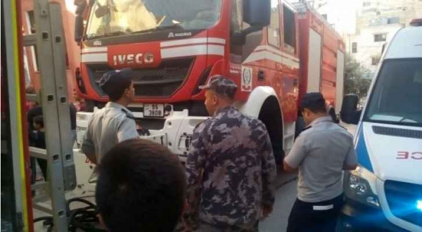 وفاة طفلة واصابة 5 أشخاص اثر حريق منزل في عمان