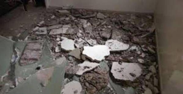 إصابتان بانهيار سقف بمنزل في الرصيفة