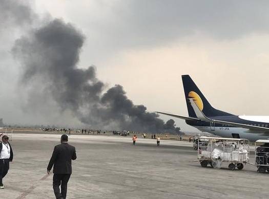 تحطم طائرة ركاب بنغلادشية أثناء هبوطها في نيبال