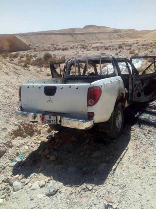 القبص على سارقي مركبة الزراعة في معان