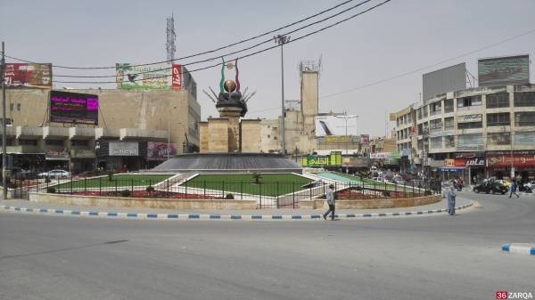 وزير الاشغال يقرر الغاء انشاء الاشارة الضوئية على دوار معصوم  الزرقاء